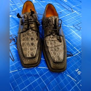 MEZLAN MEN'S CROCODILE LACE UP size 8 M.